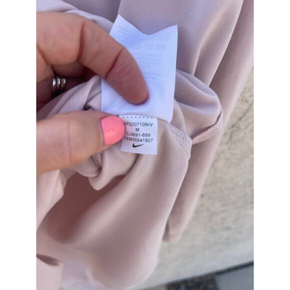 Women's Nike Dri Fit Pull Over Lightweight Hoodie Light Pink - Medium - Picture 7 of 7